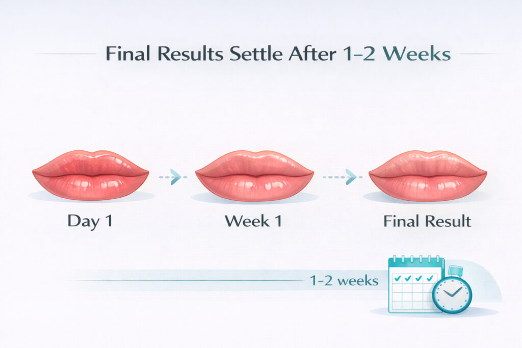 Final Result of Lip Filler Aftercare