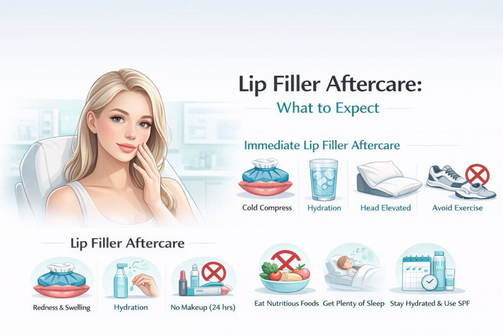 Lip Filler Immediate Aftercare