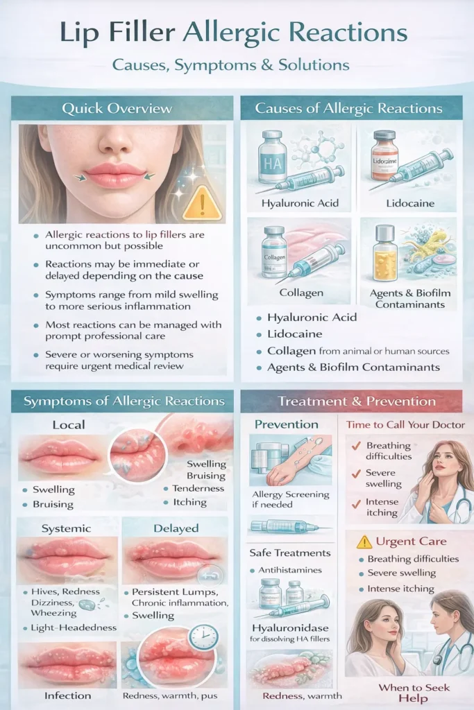 Lip Filler Allergic Reactions Explained