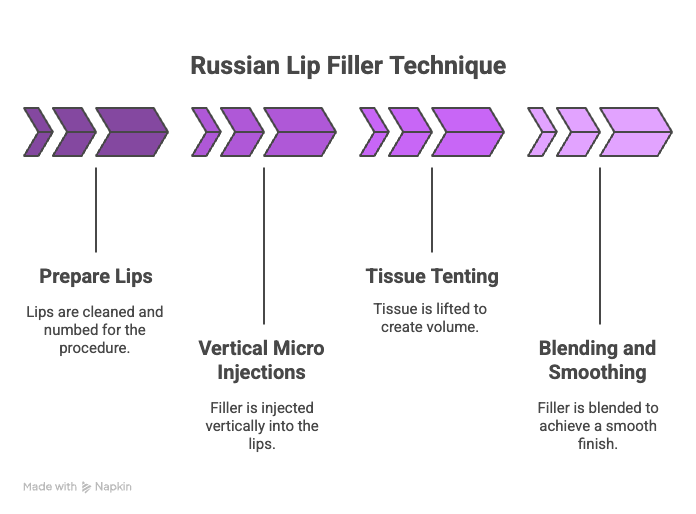 How Does the Russian Lip Filler Technique Work?